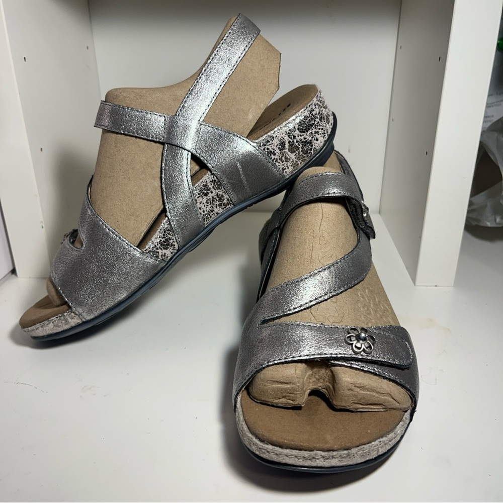Romika Silver Comfort Sandals